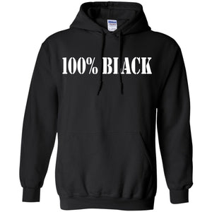 100% BLACK | Sweatshirt or Hoodie-Apparel-Swagtastic Gear