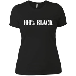 100% BLACK | Tee-Apparel-Swagtastic Gear