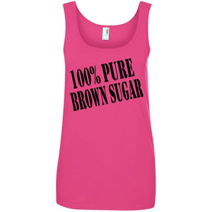 100% PURE BROWN SUGAR | Tank Top-Apparel-Swagtastic Gear