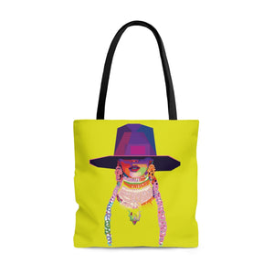 Beyonce Conversation Mosiac  | Tote: Lemonade Yellow