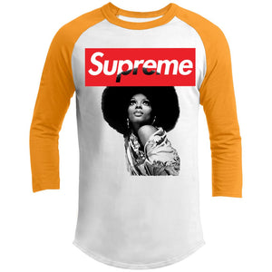 SUPREME shirt- Diana Ross | ?? Sleeve Raglan Tee-T-Shirts-Swagtastic Gear