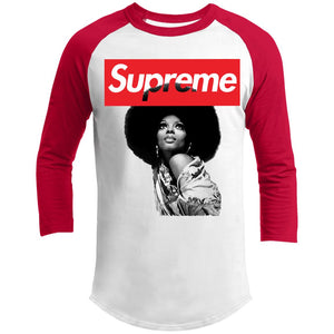 SUPREME shirt- Diana Ross | ?? Sleeve Raglan Tee-T-Shirts-Swagtastic Gear