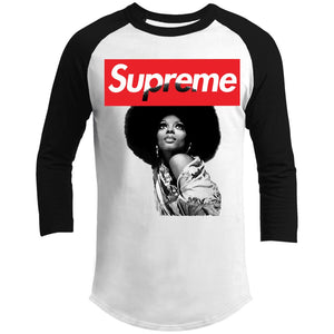 SUPREME shirt- Diana Ross | ?? Sleeve Raglan Tee-T-Shirts-Swagtastic Gear