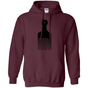 Afro Pick- Natural Hair | Sweatshirt or Hoodie-Apparel-Swagtastic Gear