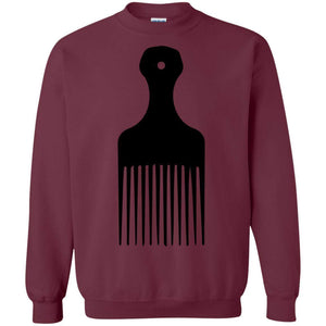 Afro Pick- Natural Hair | Sweatshirt or Hoodie-Apparel-Swagtastic Gear