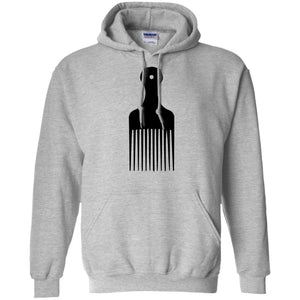 Afro Pick- Natural Hair | Sweatshirt or Hoodie-Apparel-Swagtastic Gear