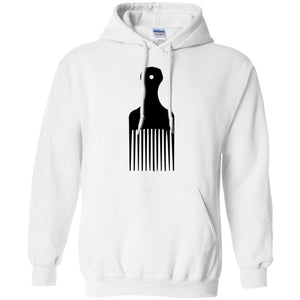 Afro Pick- Natural Hair | Sweatshirt or Hoodie-Apparel-Swagtastic Gear