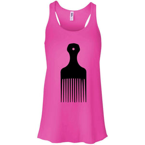 Afro Pick- Natural Hair | Tank Top-Apparel-Swagtastic Gear