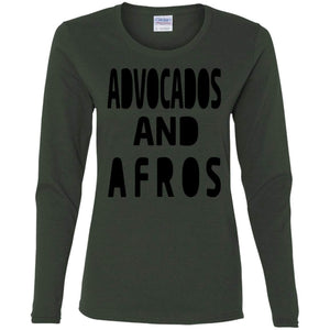 Avocados and Afros | Long Sleeve Tee-Apparel-Swagtastic Gear