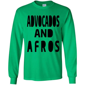 Avocados and Afros | Long Sleeve Tee-Apparel-Swagtastic Gear