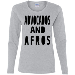 Avocados and Afros | Long Sleeve Tee-Apparel-Swagtastic Gear