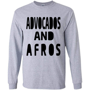 Avocados and Afros | Long Sleeve Tee-Apparel-Swagtastic Gear