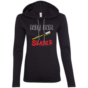 Baby Hair Slayer | T-shirt Hoodie-Apparel-Swagtastic Gear