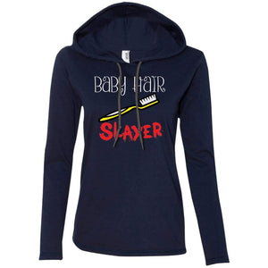 Baby Hair Slayer | T-shirt Hoodie-Apparel-Swagtastic Gear