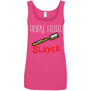 Baby Hair Slayer | Tank Top-Apparel-Swagtastic Gear