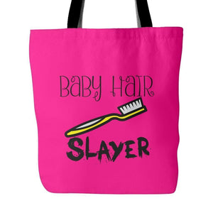 Baby Hair SLAYER | Tote Bag-Tote Bags-Swagtastic Gear