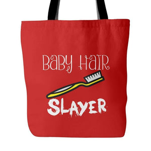 Baby Hair SLAYER | Tote Bag-Tote Bags-Swagtastic Gear