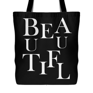 BEAUTIFUL | Tote Bag-Tote Bags-Swagtastic Gear