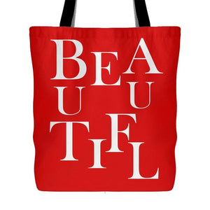 BEAUTIFUL | Tote Bag-Tote Bags-Swagtastic Gear