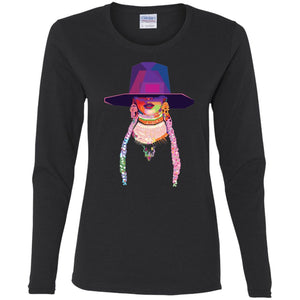 Beyonce Conversation Mosiac | Long Sleeve Tee-Apparel-Swagtastic Gear