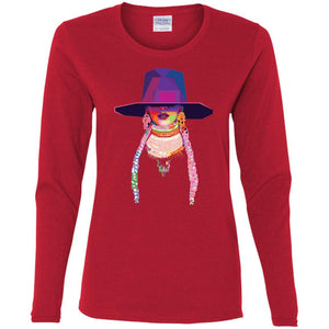 Beyonce Conversation Mosiac | Long Sleeve Tee-Apparel-Swagtastic Gear