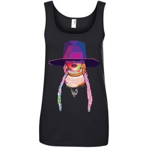 Beyonce Conversation Mosiac | Tank Top-Apparel-Swagtastic Gear