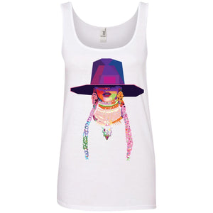 Beyonce Conversation Mosiac | Tank Top-Apparel-Swagtastic Gear