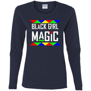 Black Girl Magic | Long Sleeve Tee-Apparel-Swagtastic Gear