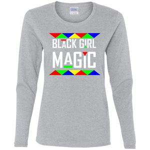 Black Girl Magic | Long Sleeve Tee-Apparel-Swagtastic Gear