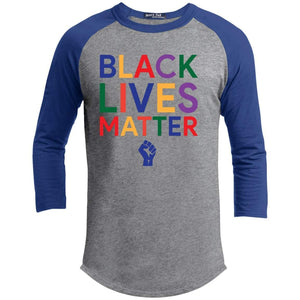 BLACK LIVES MATTER | 3/4 Sleeve Raglan Tee-T-Shirts-Swagtastic Gear