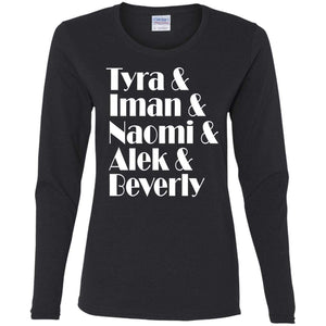 Black Supermodels | Long Sleeve Tee-Apparel-Swagtastic Gear