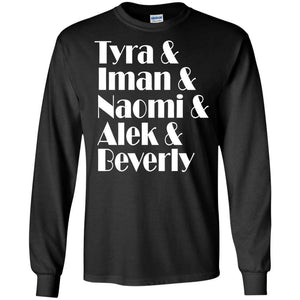 Black Supermodels | Long Sleeve Tee-Apparel-Swagtastic Gear