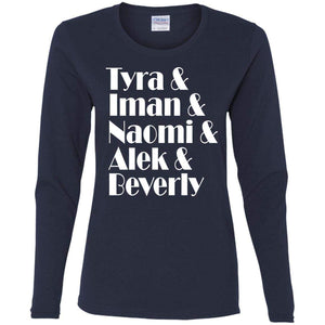 Black Supermodels | Long Sleeve Tee-Apparel-Swagtastic Gear