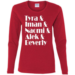 Black Supermodels | Long Sleeve Tee-Apparel-Swagtastic Gear