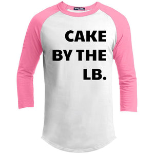 Cake by the lb | ?? Sleeve Raglan Tee-T-Shirts-Swagtastic Gear