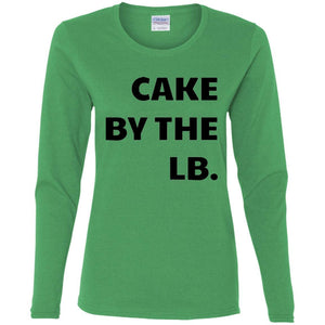 Cake by the lb | Long Sleeve Tee-Apparel-Swagtastic Gear