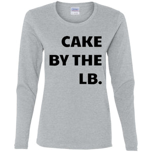 Cake by the lb | Long Sleeve Tee-Apparel-Swagtastic Gear