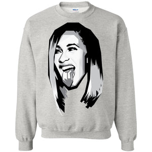 Cardi B Black & White | Sweatshirt or Hoodie-Apparel-Swagtastic Gear