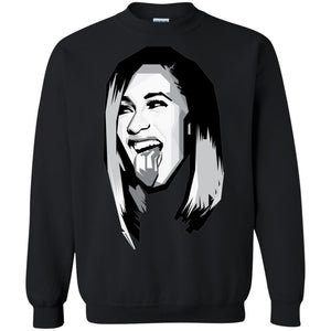 Cardi B Black & White | Sweatshirt or Hoodie-Apparel-Swagtastic Gear