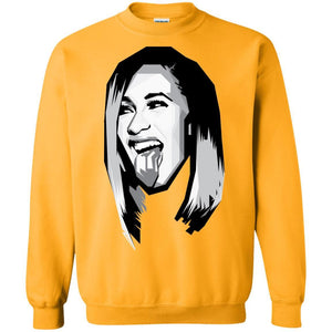 Cardi B Black & White | Sweatshirt or Hoodie-Apparel-Swagtastic Gear