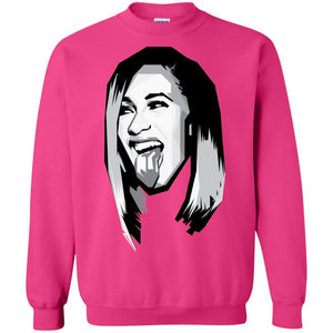 Cardi B Black & White | Sweatshirt or Hoodie-Apparel-Swagtastic Gear