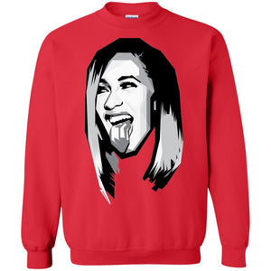 Cardi B Black & White | Sweatshirt or Hoodie-Apparel-Swagtastic Gear