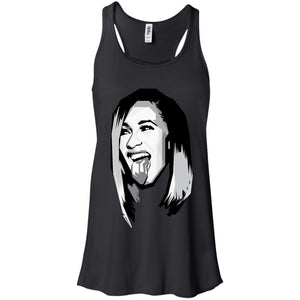 Cardi B Black & White | Tank-Apparel-Swagtastic Gear