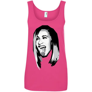 Cardi B Black & White | Tank-Apparel-Swagtastic Gear