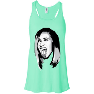 Cardi B Black & White | Tank-Apparel-Swagtastic Gear