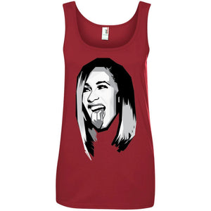 Cardi B Black & White | Tank-Apparel-Swagtastic Gear