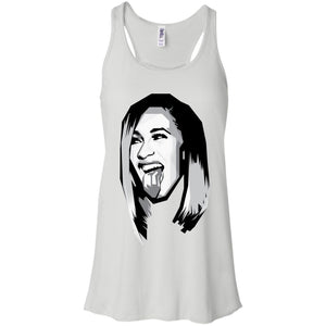 Cardi B Black & White | Tank-Apparel-Swagtastic Gear