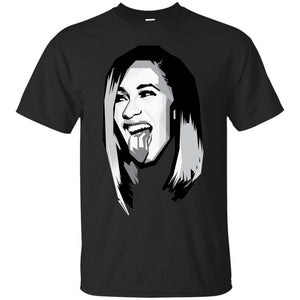 Cardi B Black & White | Tee-Apparel-Swagtastic Gear