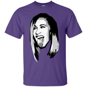 Cardi B Black & White | Tee-Apparel-Swagtastic Gear