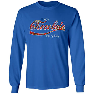 Chocolate Daily | Long Sleeve Tee-Apparel-Swagtastic Gear